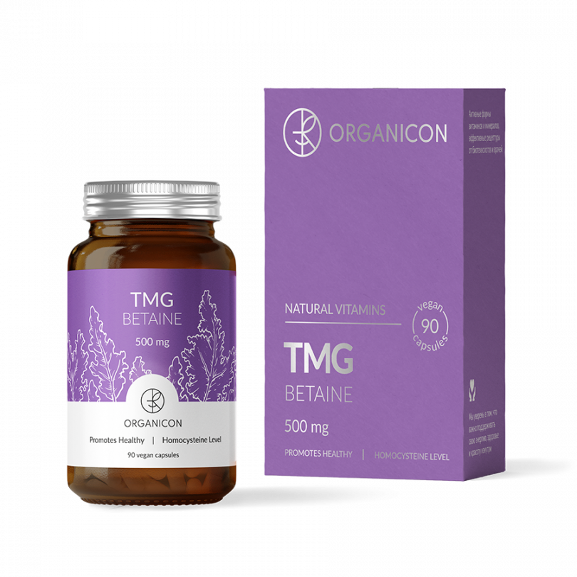 Природный бетаин TMG Betaine Organicon Liposomal Vitamins