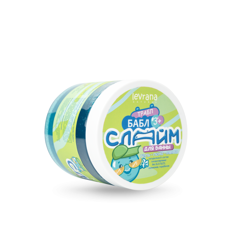 Гель-пена-мыло "Слайм Трабл бабл" Levrana